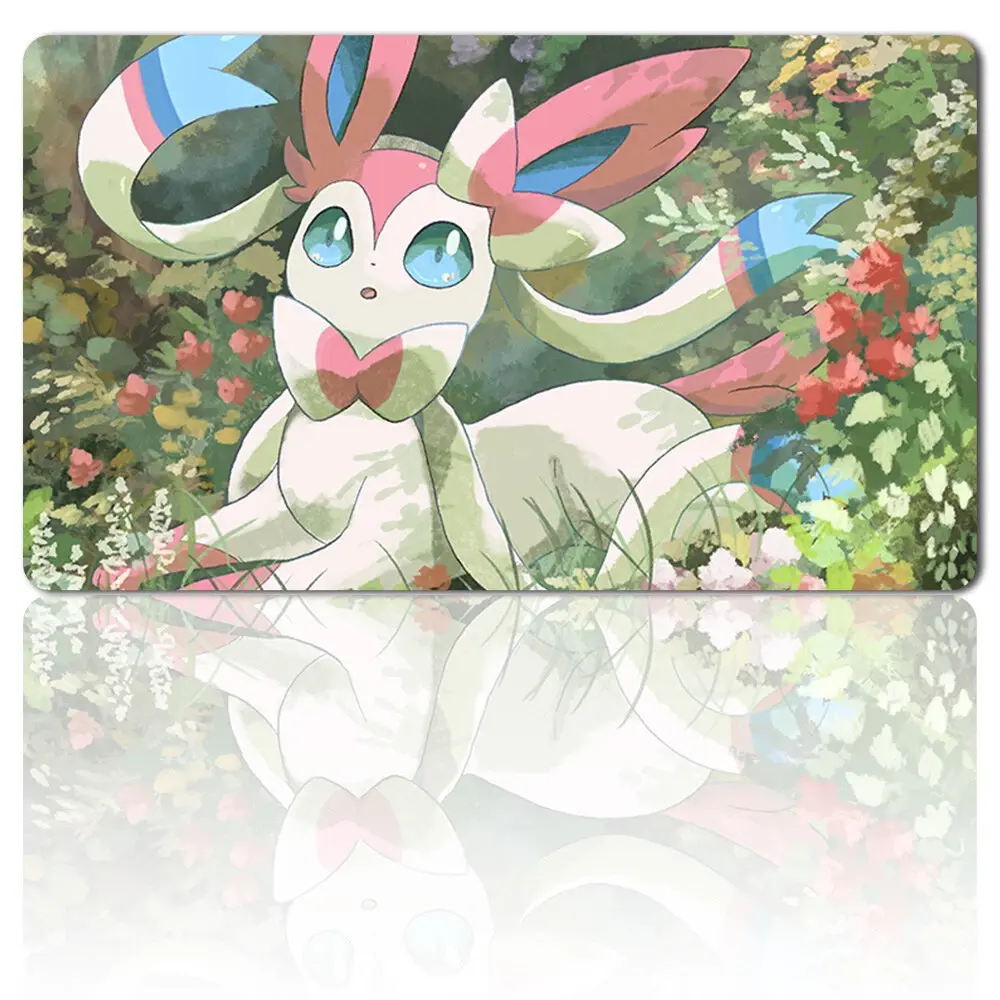 Board Game Eeeveee Sylveonn Playmat Games Mousepad Play Mat