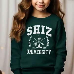 Shiz Sweatshirt, Shiz University Youth Shirt, Wicked the Musical Movie Tee, Elphaba and Glinda Shirt, Unisex Gift for Kids and Women