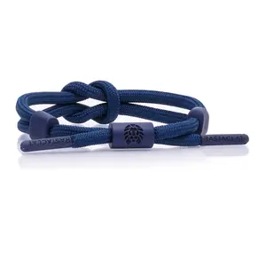 "Obsidian" Knotted Bracelet