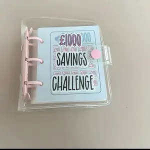 Reusable Budget Binder for $1000 Savings Challenge, Matte Cover Cash Envelope Organizer, Ideal for Cash Saving Challenges, Office Stationery Supplies