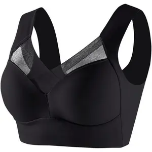 Seamless Sexy Push Up Bras for Older Women Wireless Forme Posture Correcting Sports Bra with Support Bra Seniors 2025