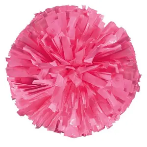 Plastic Awareness Pink Stock Poms - Adult