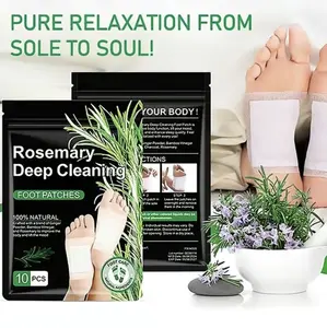 Deep Cleansing Foot Pads FootCare,Foot Detox Patches For FootCare,Bamboo Detox,Ginger Bamboo Deep Cleansing Pads for Stress Relief,Toxin Removal, Better Sleep &Wellness Fitness Treatment