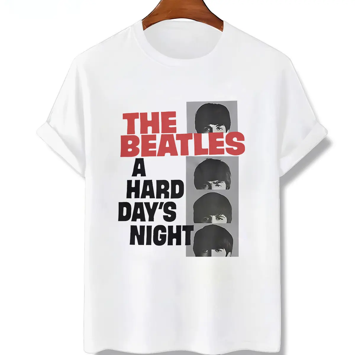 A Hard Days Night The Beatles Rock T-Shirt Cant Buy Me Love A Hard Days Night