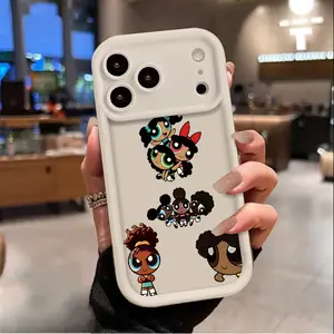 Diverse Girls Group Illustration Phone Case for iPhone 17 AIR 17 PRO 16 PRO 15  PRO MAX  14 PLUS 13 PRO 12 11 PRO XS MAX X XR Samsung Galaxy S26 Plus S25 Ultra S24 S23 S22 Plus Shockproof Protective Cover Full Protection Anti-Drop female