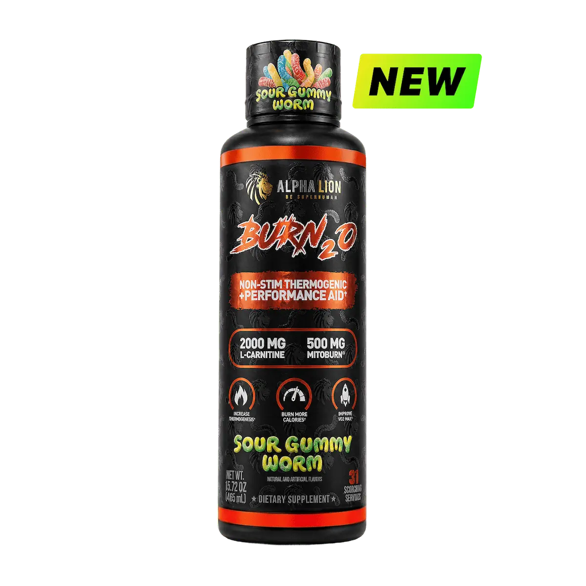 BURN2O Stim-Free Liquid Performance Aid
