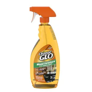 Orange Glo Wood Furniture Spray, 16oz – 2-in-1 Cleaner & Polish for Shine & Protection