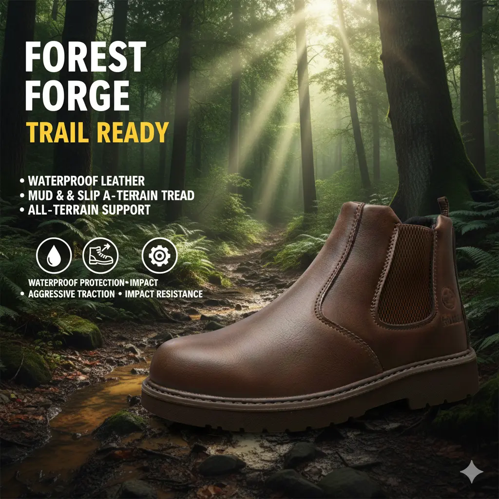 Women's Steel Toe Safety Clogs, Chic Slip-On Synthetic Work Footwear with a Round Toe, Lightweight Puncture-Proof & Non-Slip Sole