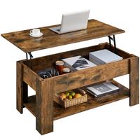 47.2" L  Rustic Brown-Open Shelf