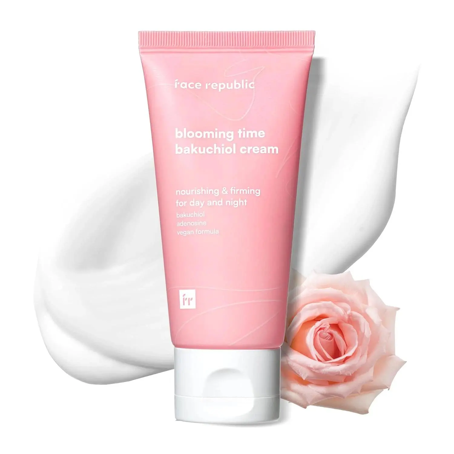 Face Republic Bakuchiol Cream 50ml, Korean Retinol Alternative Moisturizer with Niacinamide + Adenosine for Fine Lines, Firmness, Bounce & Glow