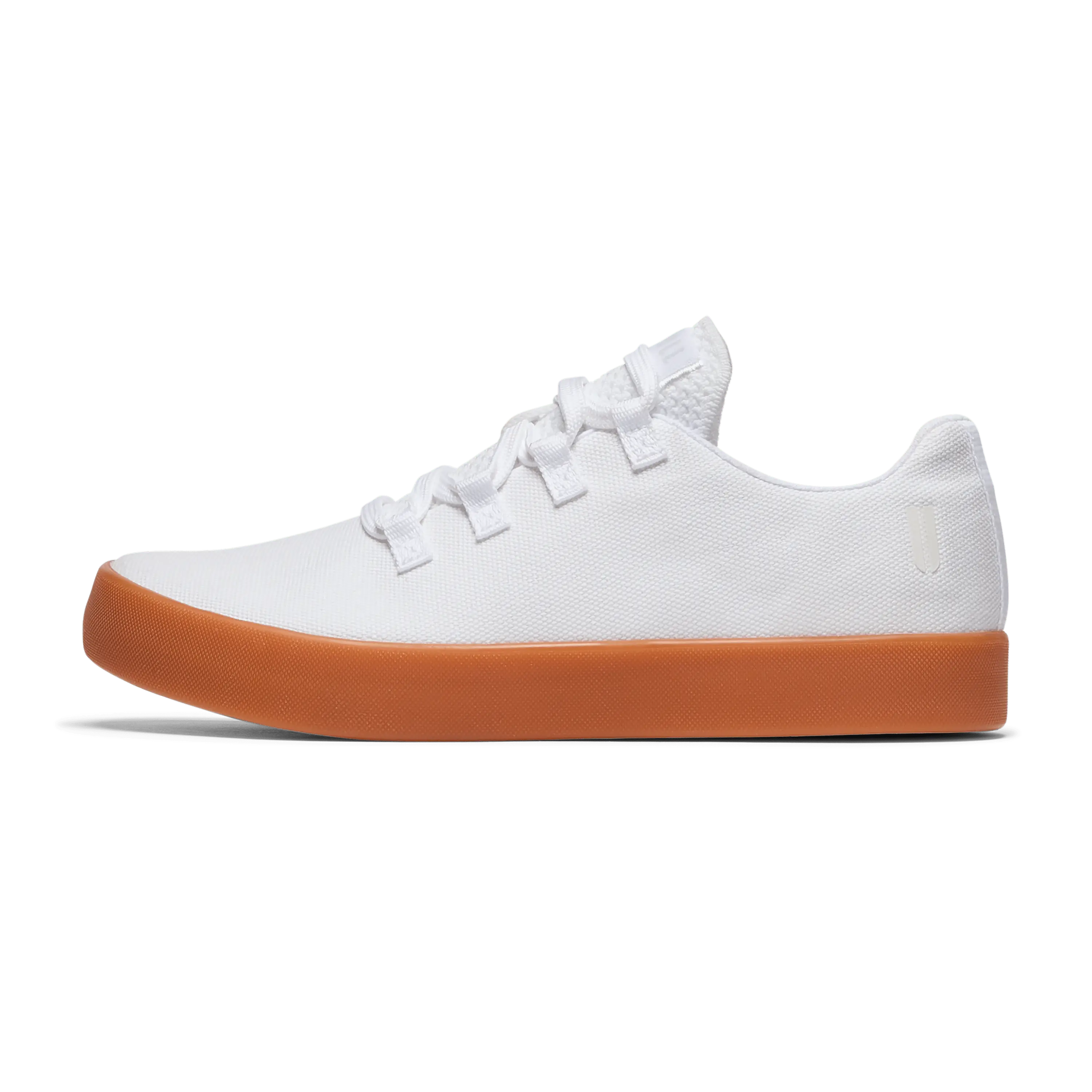 NOBULL Women's Recs Canvas Shoe in White Gum - Casual Sneaker, Training Footwear