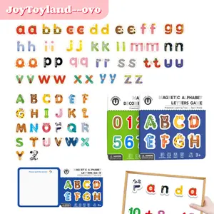 Magnetic Numbers, Alphabet Learning Toy Magnets, Magnets for Learning Letters, Numbers Learning Magnet with Colorful and Engaging for Spelling Practice, Math, and Holiday Activities educational tool