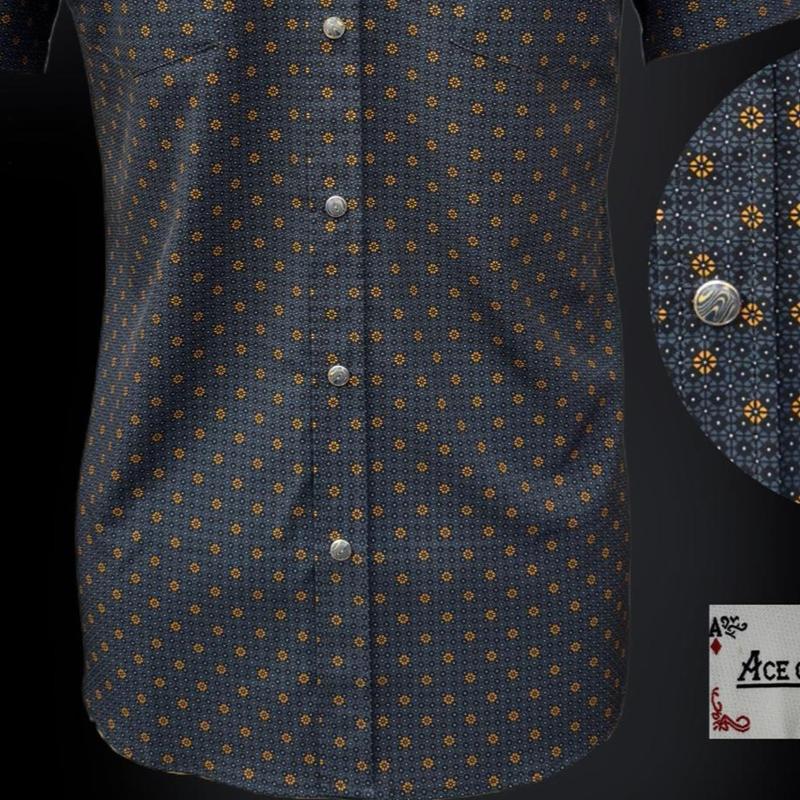 Men's Black Short Sleeve Button Up Shirt