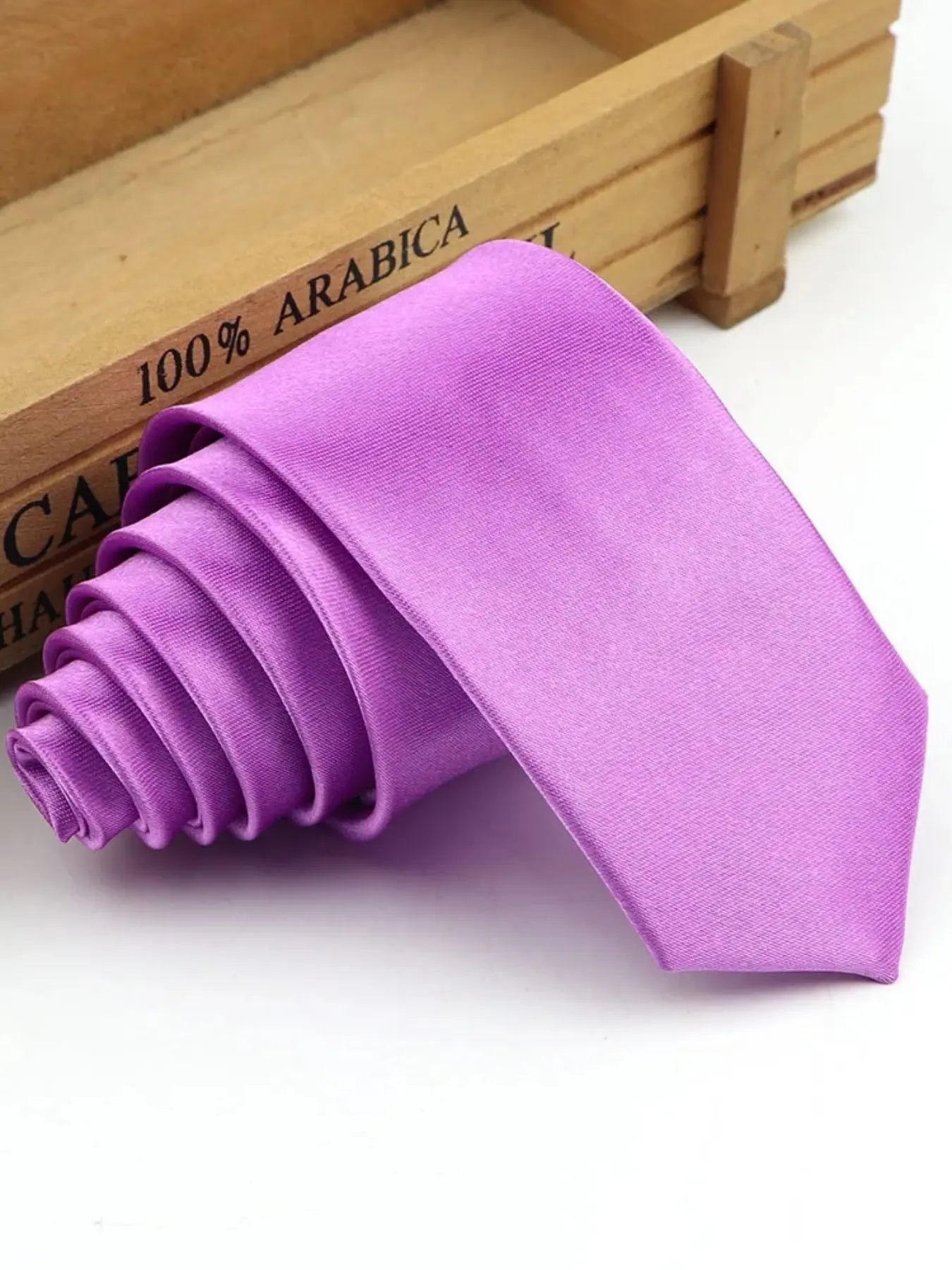 Men's Solid Color Skinny Tie, 5cm Business Formal Necktie, Casual Student Accessory, Suitable for Professional and Daily Wear, Plain Ties, Casual Elegant Tie