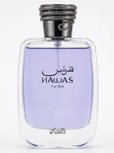 Rasasi Hawas for Him - Fruity Aquatic Woody - Eau de Parfum Long-Lasting Fragrance for Men, 3.38 Ounce / 100 ml