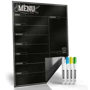 Magnetic Dry Erase Kitchen Fridge Weekly Meal Planner Menu Board Chart 17x12''