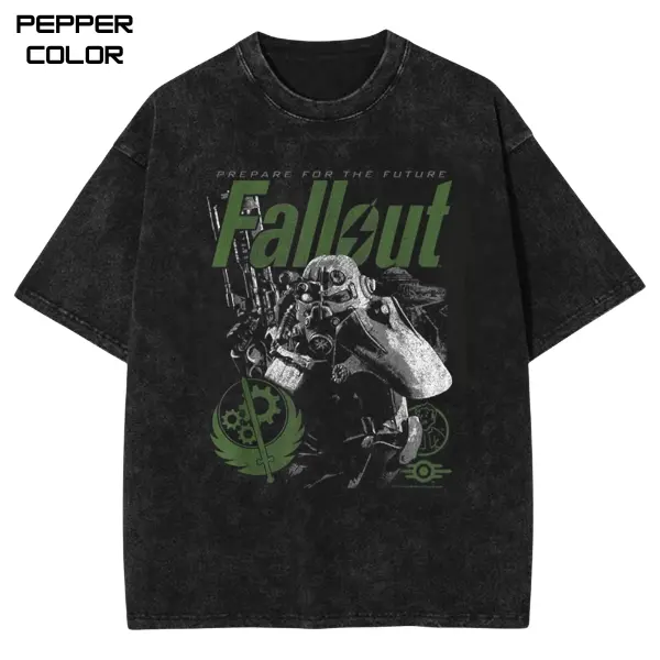 Fallout New Vegas Fallout Brotherhood of Steel Armor T-Shirt, Fallout Merch, Unisex Streetwear Tee, cotton crewneck shirt, Trending, All Size, Fallout Gifts
