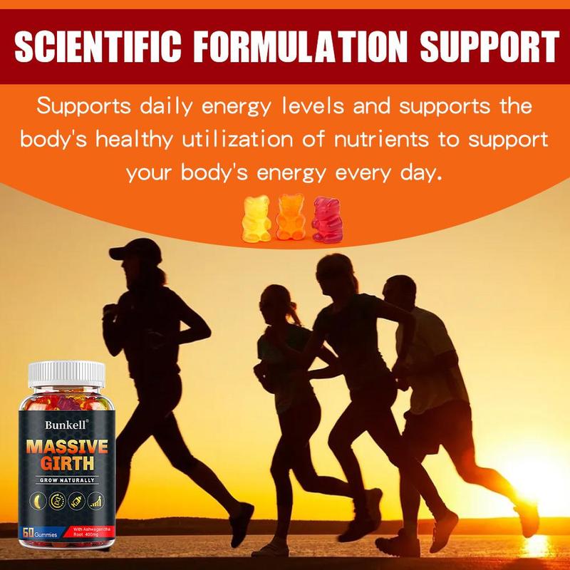Bunkell men's Health Supplement, Supports energy, endurance, and vitality, 30/60 Capsules