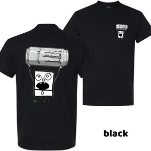 Doodlebob Monster T-Shirt – Funny Drinking Shirt, Meme Graphic Tee, Summer T-Shirt, Men's Clothing, Trendy Funny T-Shirts for Men, Menswear Tops