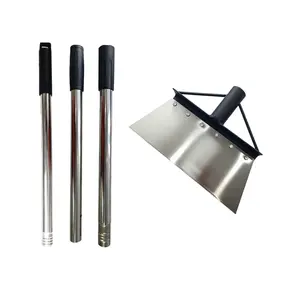 Multifunctional Garden Shovel Garden Flat Shovel - Snow Ice Scraper,Multifunctional Garden Cleaning Shovels, Heavy Duty Floor Scrapers Long Handle,Metal Weeding Scraper for Lawn Edging, Snow Ice Removal
