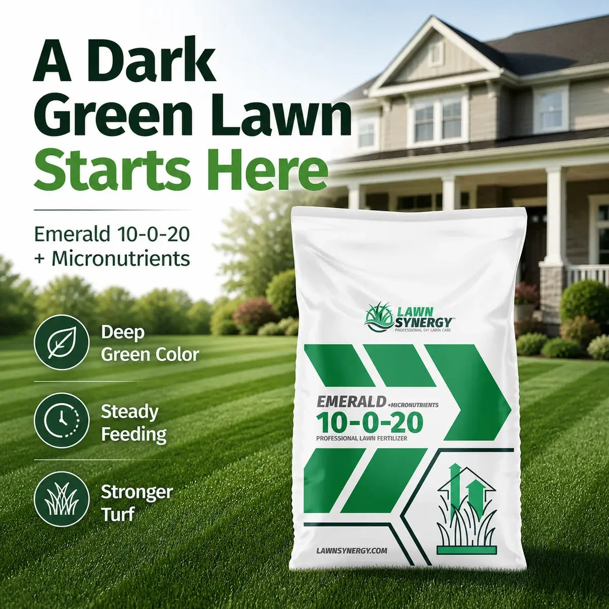 Emerald 10-0-20 Lawn Fertilizer - TikTok Shop