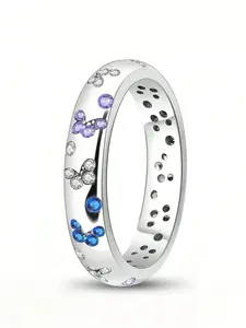 1 PC Romantic Cubic Zirconia Gemstone Ring For Women For Mother's Day Gift Party Jewelry Costume Jewelry Rings
