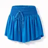 2-in-1 High Waisted Workout Shorts for Women with Pockets - Flowy Athletic Shorts for Golf & Tennis, Yoga Running Shorts, Spandex Elastic Waist with Drawstring, Cute Summer Lounge Outfit