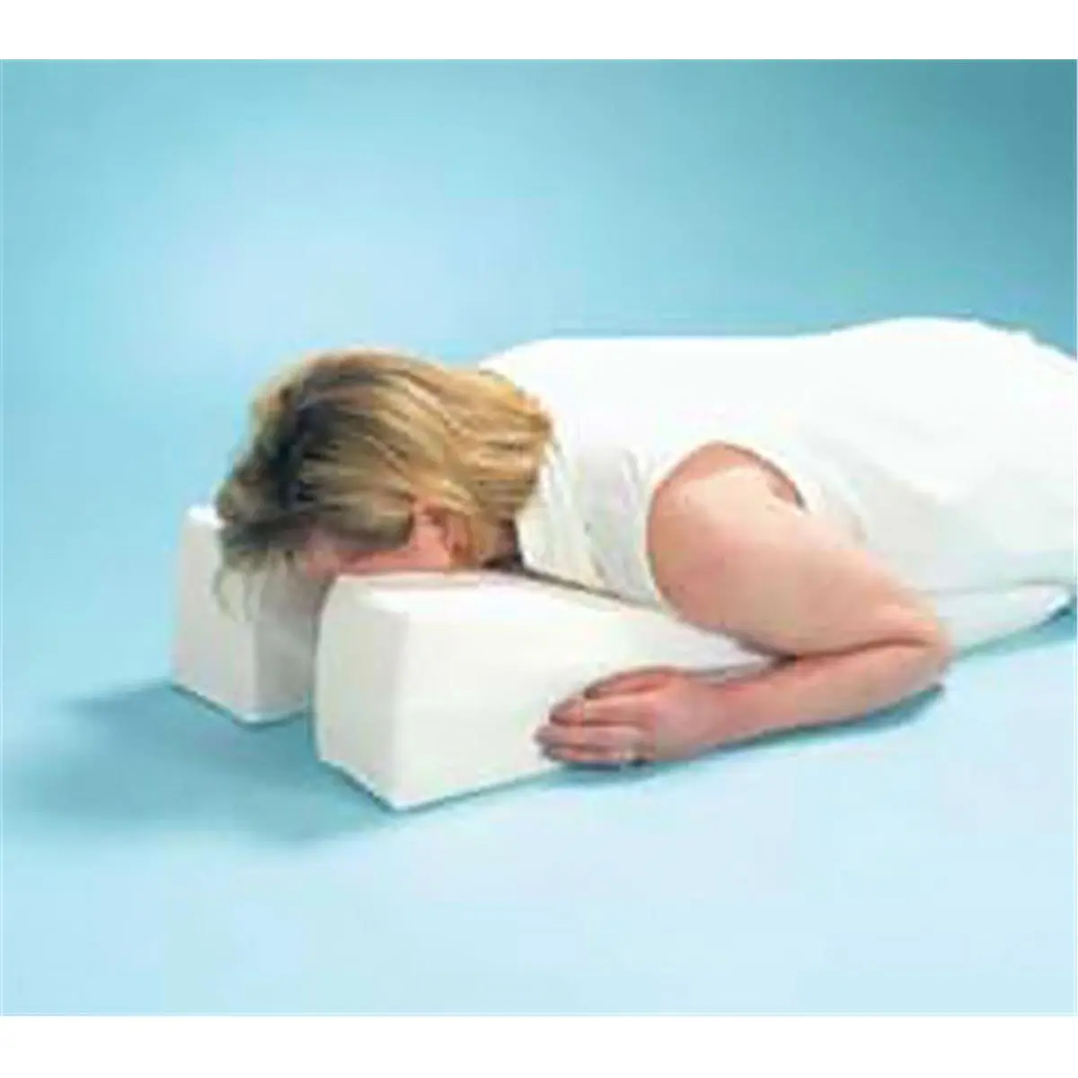 212 MAIN U-Shape Cutout Foam-Lined Bed Pillow for Dogs, Face-Down Rest Flat Side, Spine Support, Machine-Washable Bed Accessory, Foam-Lined Bed Pillows