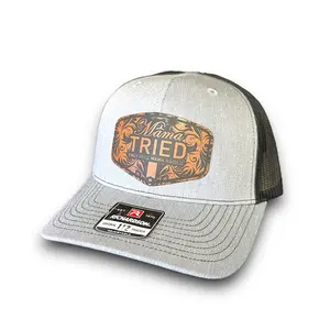 Mama tried curved bill trucker hat