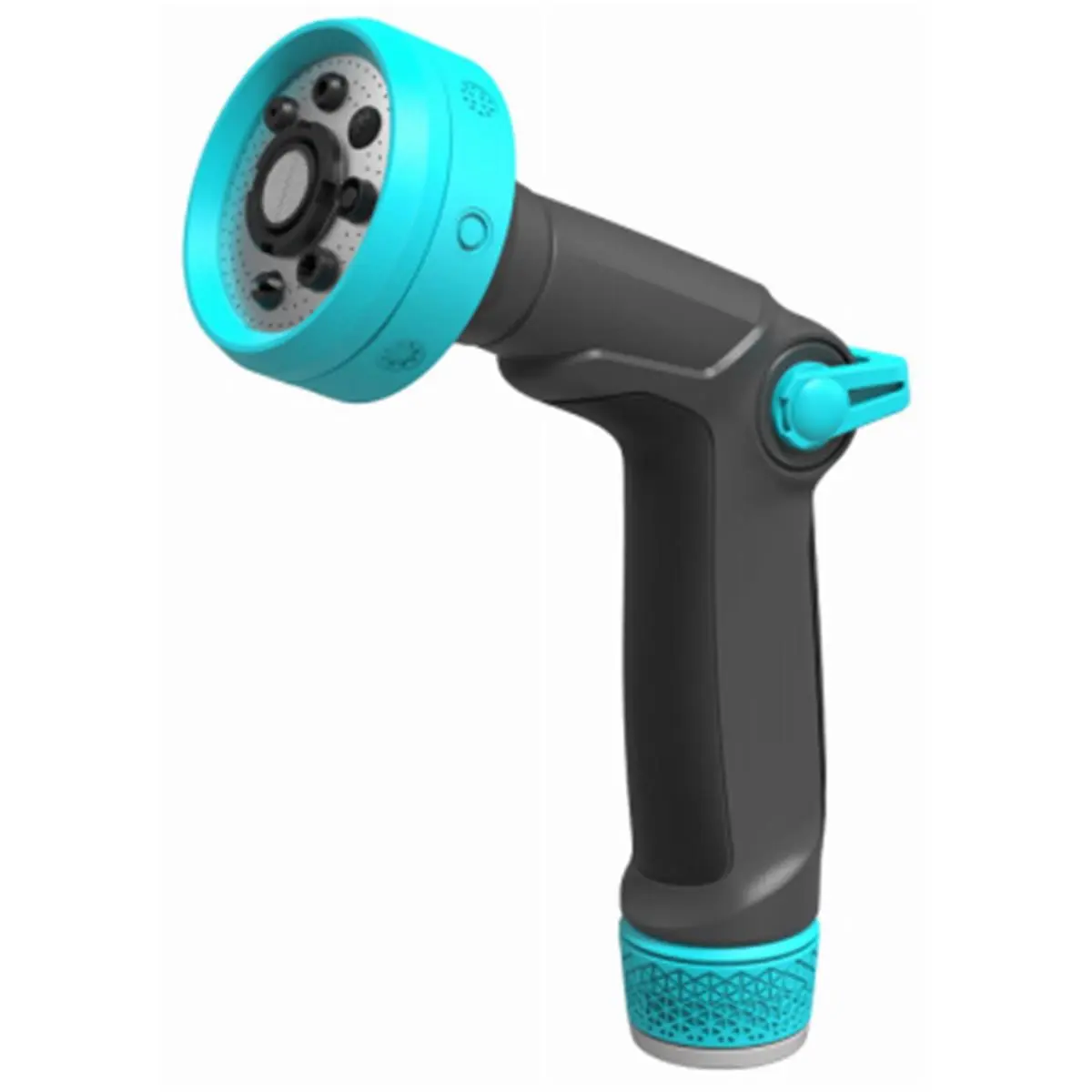 Fiskars Medium Duty Thumb Trigger Garden Hose Nozzle - Adjustable, Swivel Nozzle Watering Equipment with Sprayer Attachment, Lifetime Guarantee for Home Improvement, Garden Watering