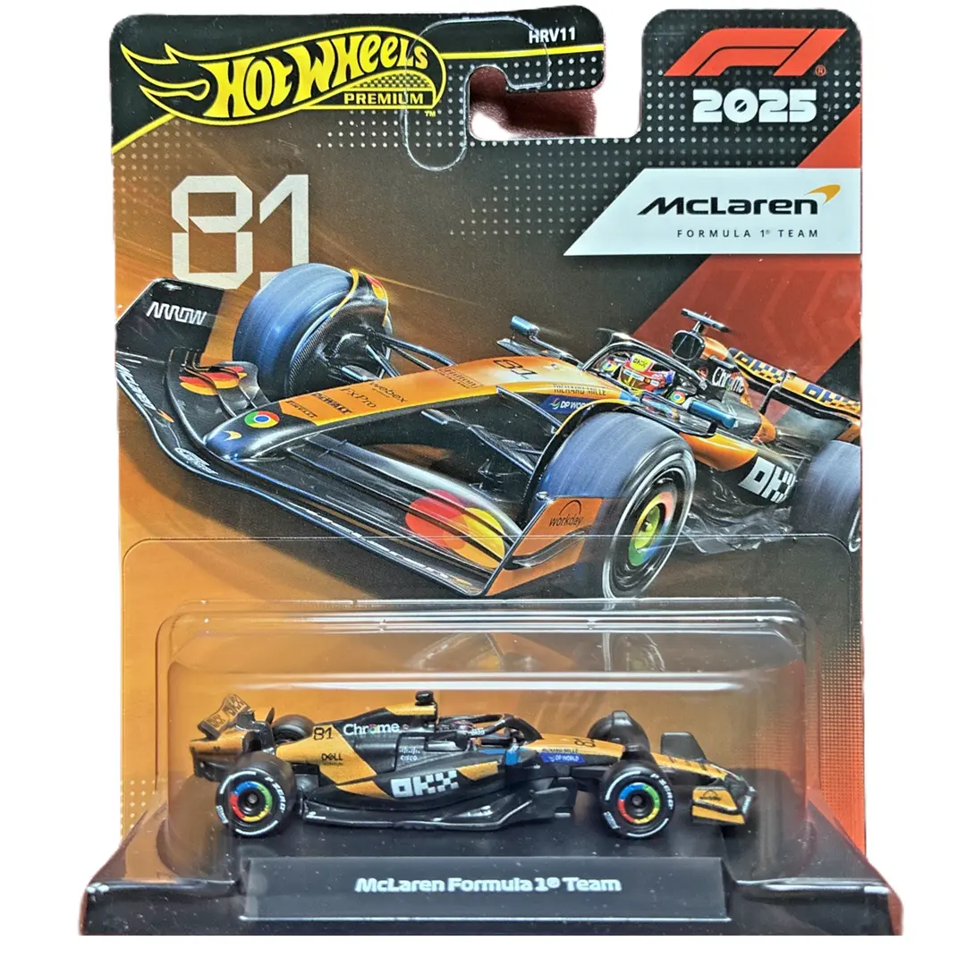 Hot Wheels Premium Formula 1 2025 #81 McLaren Oscar Piastri
