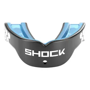 Shock Doctor Gel Max Power Mouthguard for Sports - Low Profile Design with Convertible Tether & Custom Fit for Enhanced Protection - Boxing Equipment