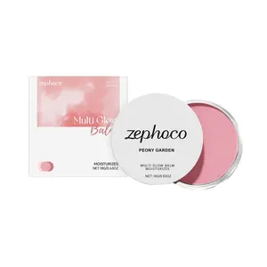 Zephoco Peony Garden Blush Cream | Natural Look Brightens Skin Tone Smooth Lightweight Long Lasting High Pigment Blush
