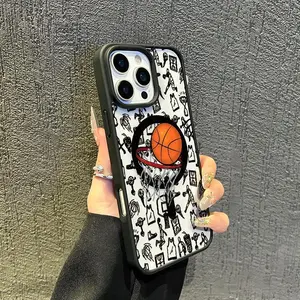 basketball Magnetic TPU for iPhone Case: Drop-proof design for added protection |for iPhone 16/15/14/13/12/11