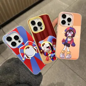 A-Amazing Digital Circus Phone Case For iPhone 17 16 15 14 13 Pro Max Plus Mini Luxury Jelly Material Case Fashion Durable Crystal Clear Stylish Shockproof Scratch-Resistant Perfect Fit