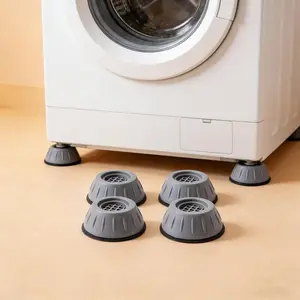 Anti Vibration Pads for Washing Machine Shock and Noise Reducing Washing Machine Support Anti Slip Vibration Rubber Washing Machine Feet Dryer Washer Vibration Stabilizer(1.7D x 0.16 H)，Anti Vibration Pads for Washing Machine.