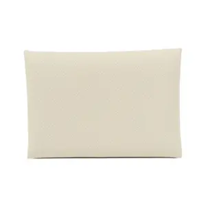 Pre-owned HERMÈS Calfskin Small Leather Goods Calvi Duo Epsom Coin Case