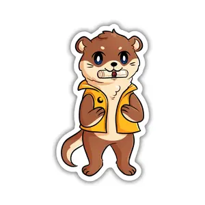 Postal Otter Sticker | Crescent City