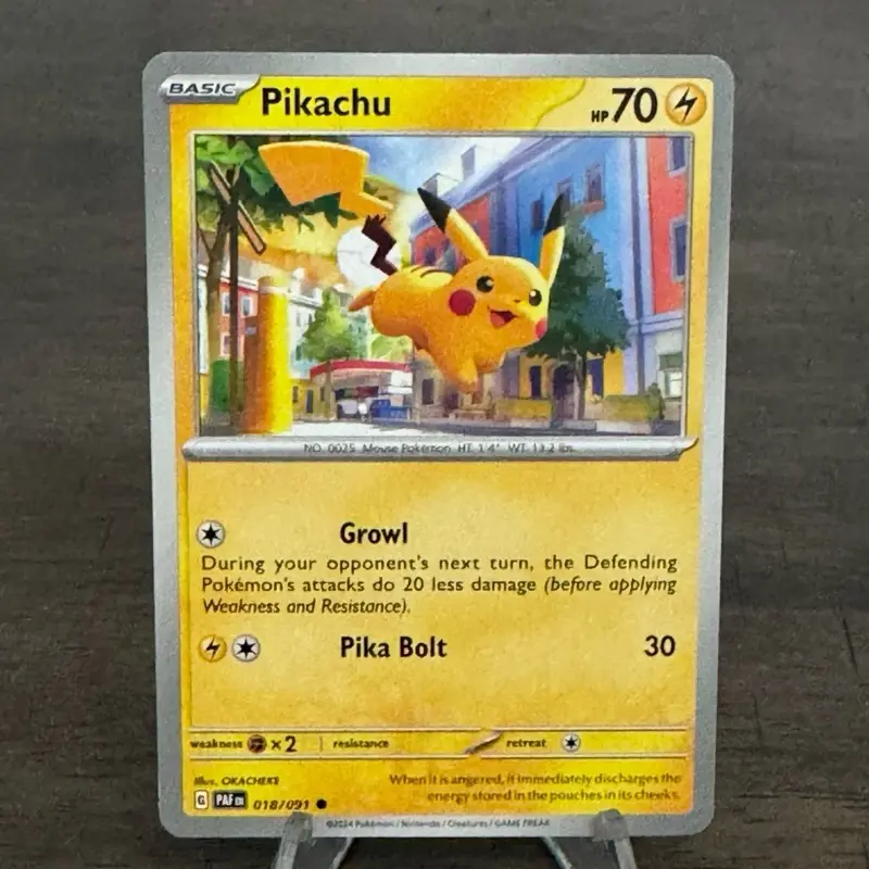 Pikachu - Pokemon Card 018/091