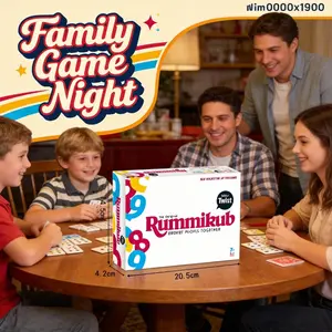 Rummikub The Original Tile Game - Bring People Together with Strategy & Fun (Ages 7+, 2-4 Players)