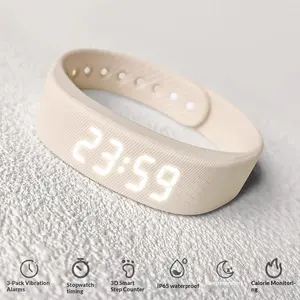 2026 New Women's Digital Watch – Sports Waterproof Vibration Alarm Bracelet, Ideal for Junior & Senior High Boarding Students