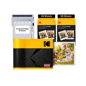 KODAK Mini 3 ERA 4PASS Portable Photo Printer (Printer + Initial 8 Sheets + 60 Sheets)