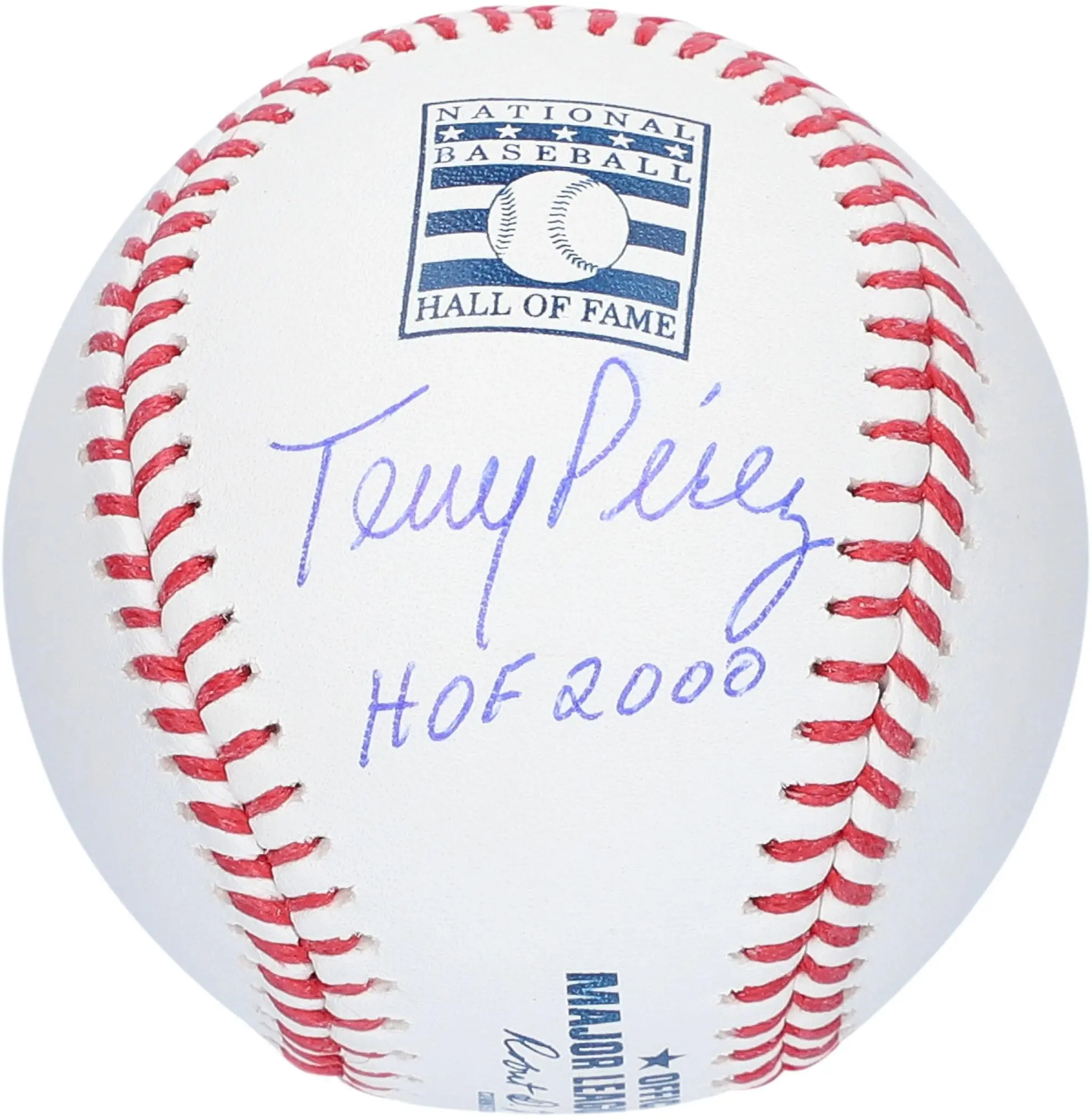 Tony Perez Cincinnati Reds Autographed Hall of Fame Logo Baseball with "HOF 2000" Inscription - Fanatics Authentic Certified