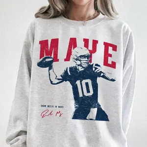 Drake Maye New England Christmas Shirt, Sweatshirt, Hoodie - Patriots Unisex XMAS Gift, Xmas New England Football Shirt Gift Merch