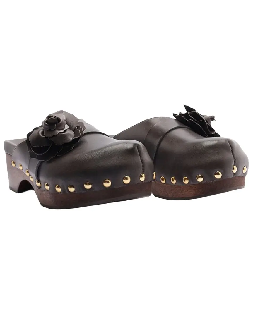 Farm Rio Flower Leather Clog