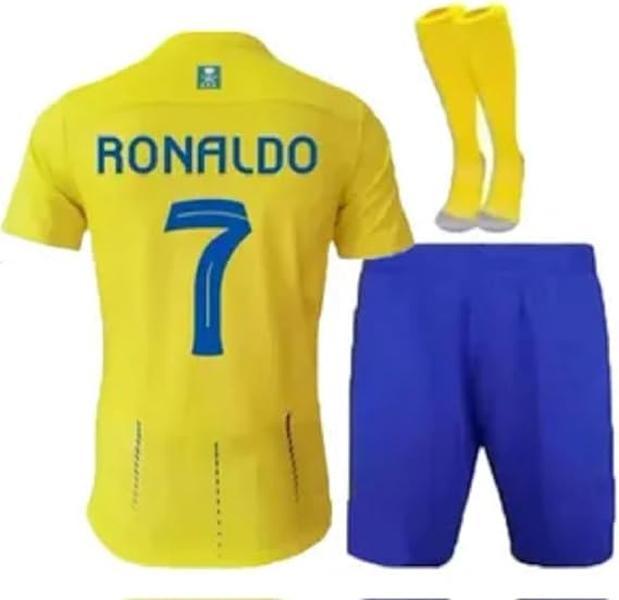 Yellow Soccer Set Jersey + Shorts + Socks Kit Size Medium For Youth Yellow Soccer Set Jersey + Shorts + Socks Kit Size Medium For Youth