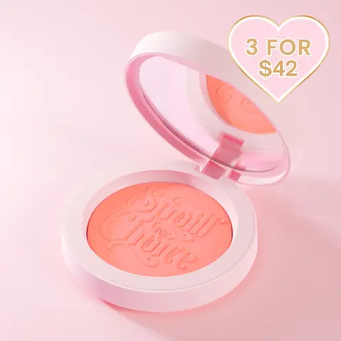 P.Louise Spoilt For Choice Luxury Compact Cream Blusher, Cosmetic with Radiant Papaya Finish