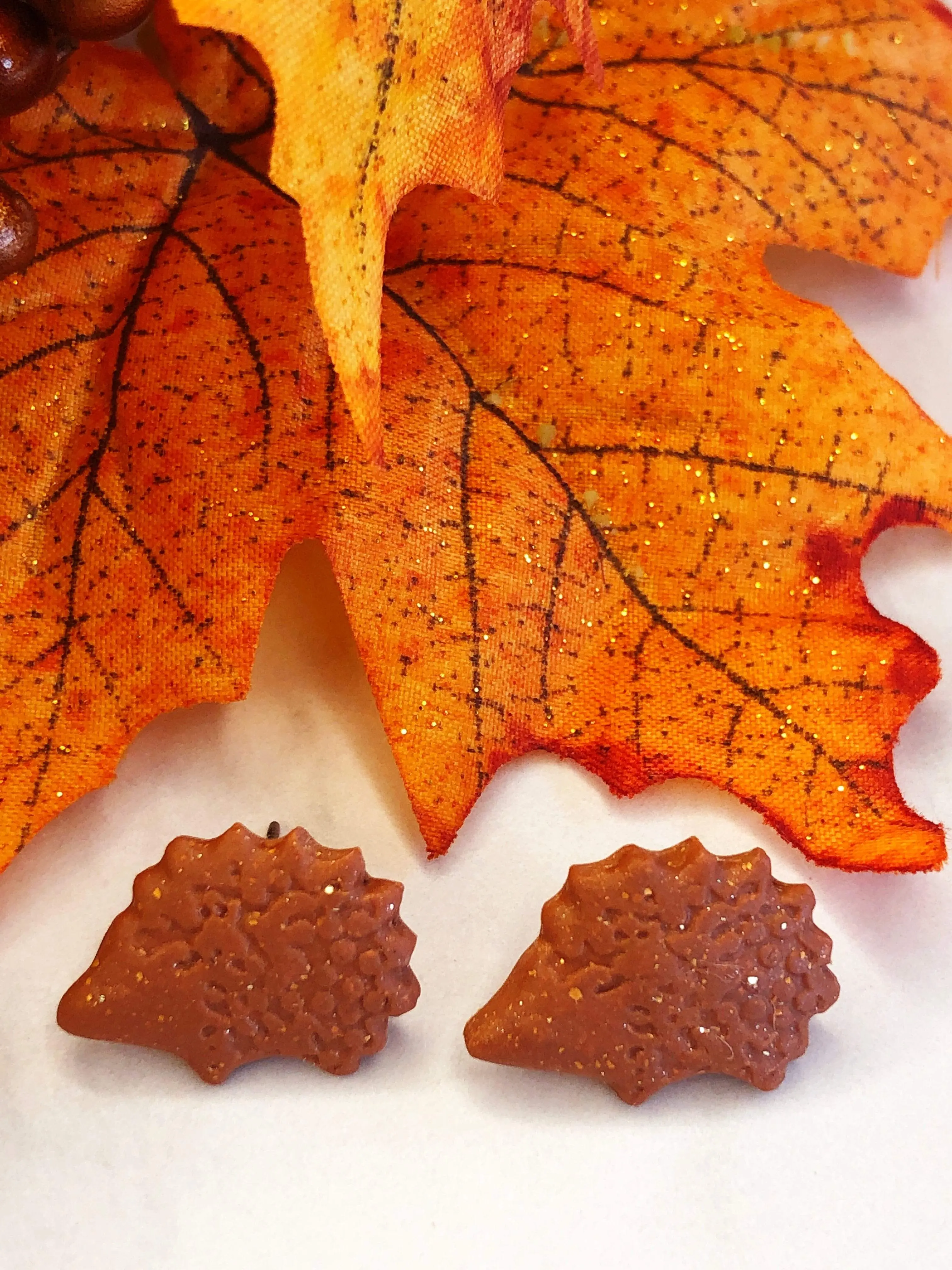 Hedgehog Stud Earrings
