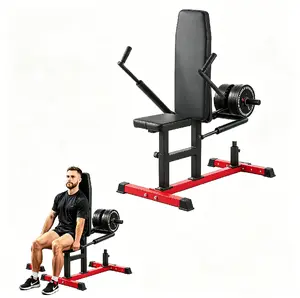 Seated Dip Machine, Tricep & Bicep Training Equipment, Chest Workout Cable Bar for Strength Training