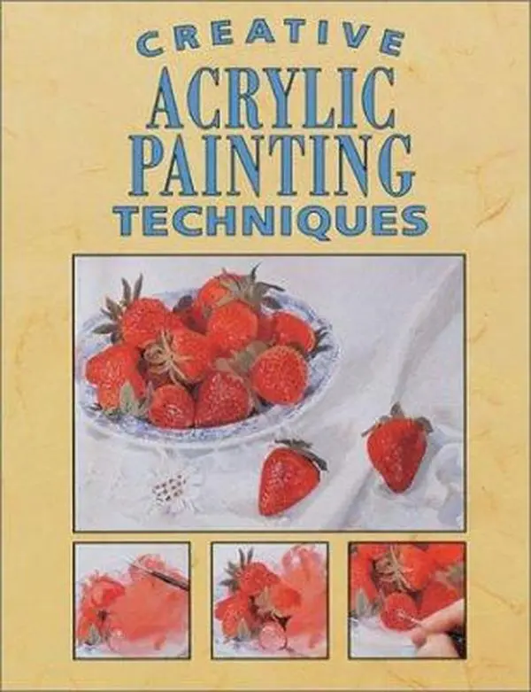 Used Art Tutorial Book - "Creative Acrylic Painting Techniques" by Eaglemoss Publications Ltd. (Softcover, English)